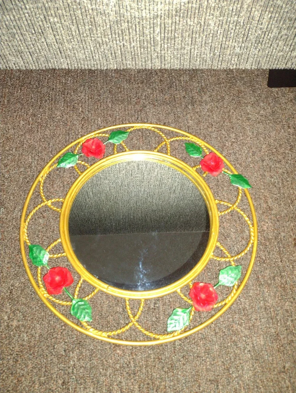 Mirror And Candle Holder Set